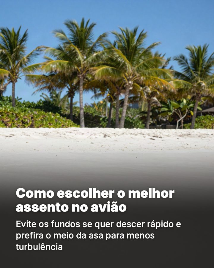 Post de Instagram gerado por IA para Rota Sul Turismo: Como escolher o melhor assento no avião