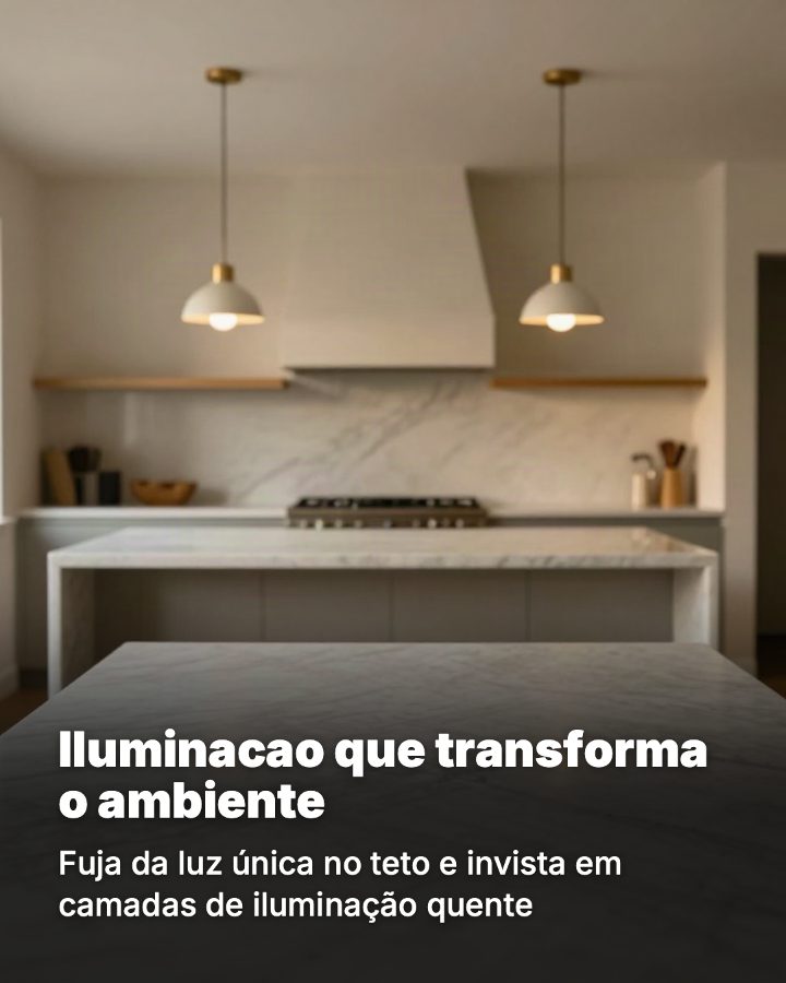 Post de Instagram gerado por IA para Studio Arq Helena Costa: Iluminacao que transforma o ambiente