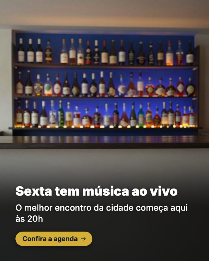 Post de Instagram gerado por IA para Bar do Zé: Sexta tem música ao vivo