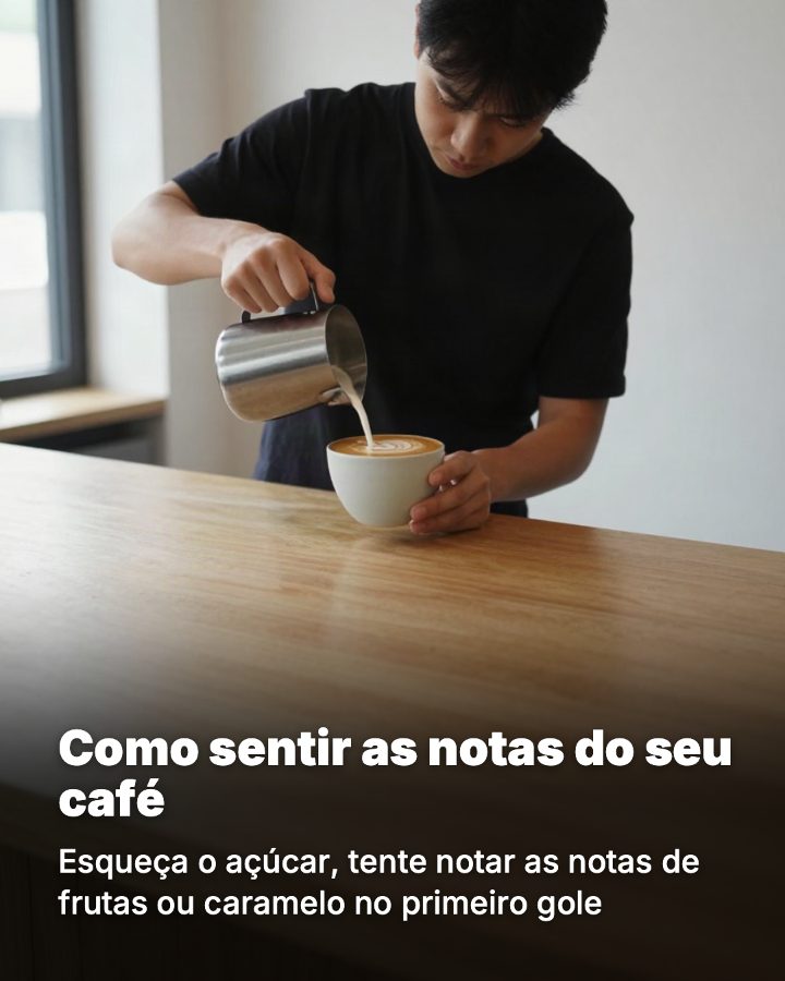 Post de Instagram gerado por IA para Café Alameda: Como sentir as notas do seu café