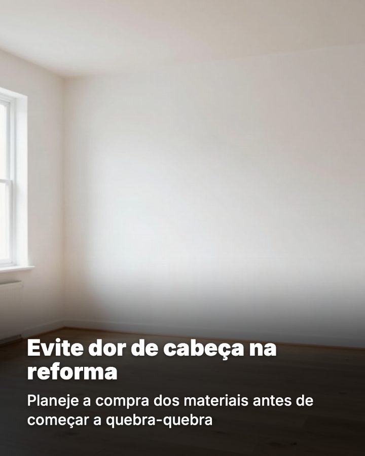 Post de Instagram gerado por IA para Reforma Certa: Evite dor de cabeça na reforma