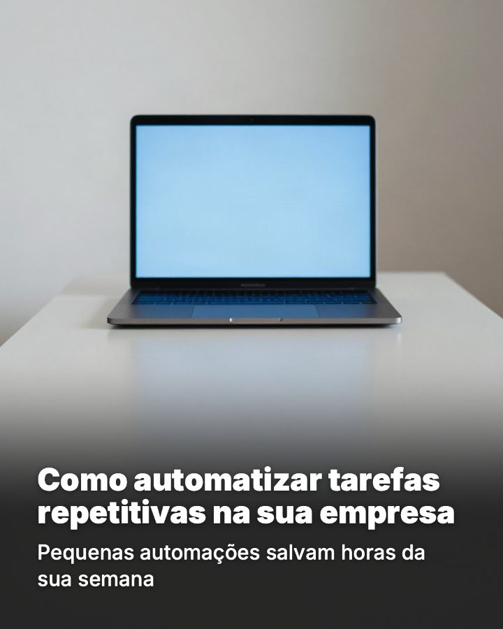 Post de Instagram gerado por IA para ByteLab Sistemas: Como automatizar tarefas repetitivas na sua empresa