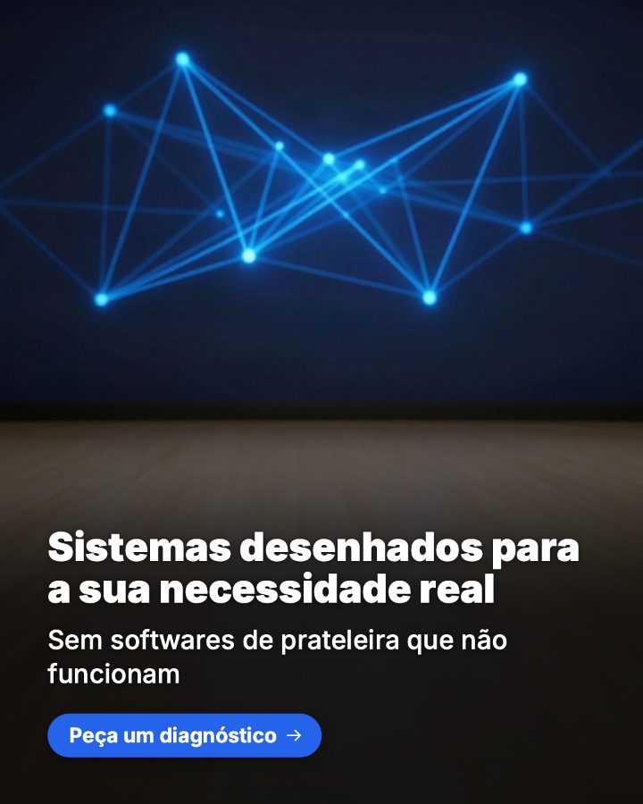 Post de Instagram gerado por IA para ByteLab Sistemas: Sistemas desenhados para a sua necessidade real