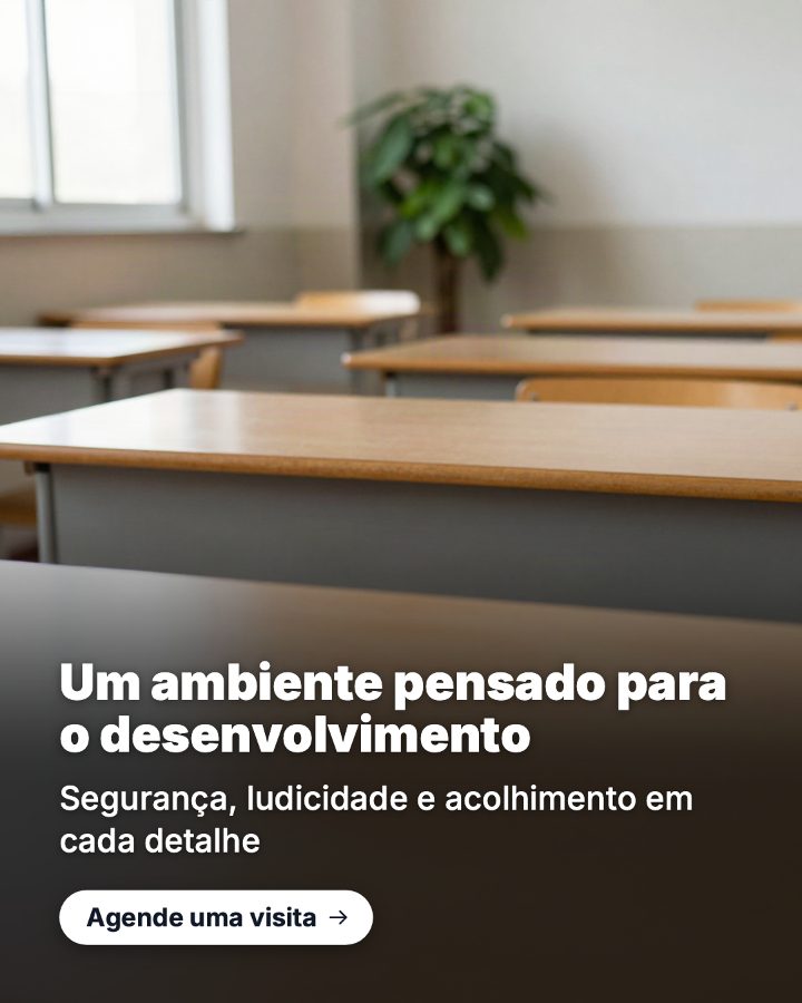 Post de Instagram gerado por IA para Colégio Novo Saber: Um ambiente pensado para o desenvolvimento