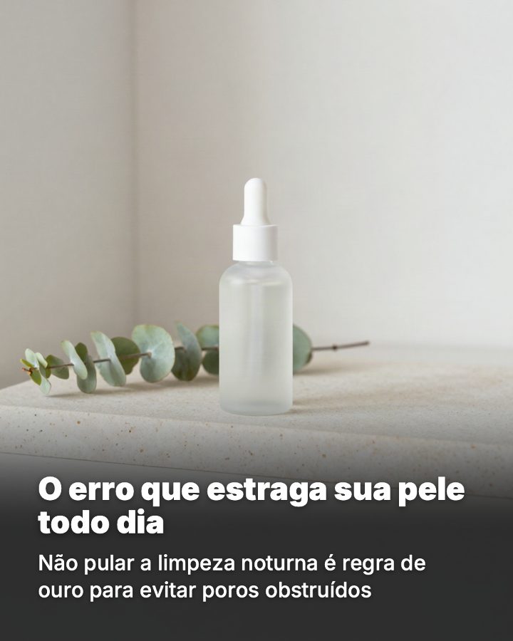 Post de Instagram gerado por IA para Espaço Lumina: O erro que estraga sua pele todo dia