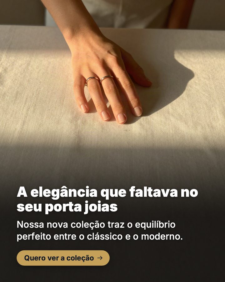 Post de Instagram gerado por IA para Aurea Joias: A elegância que faltava no seu porta joias
