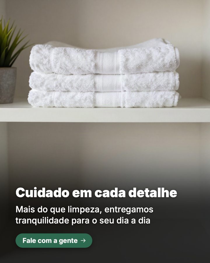 Post de Instagram gerado por IA para Limpa Já Serviços: Cuidado em cada detalhe