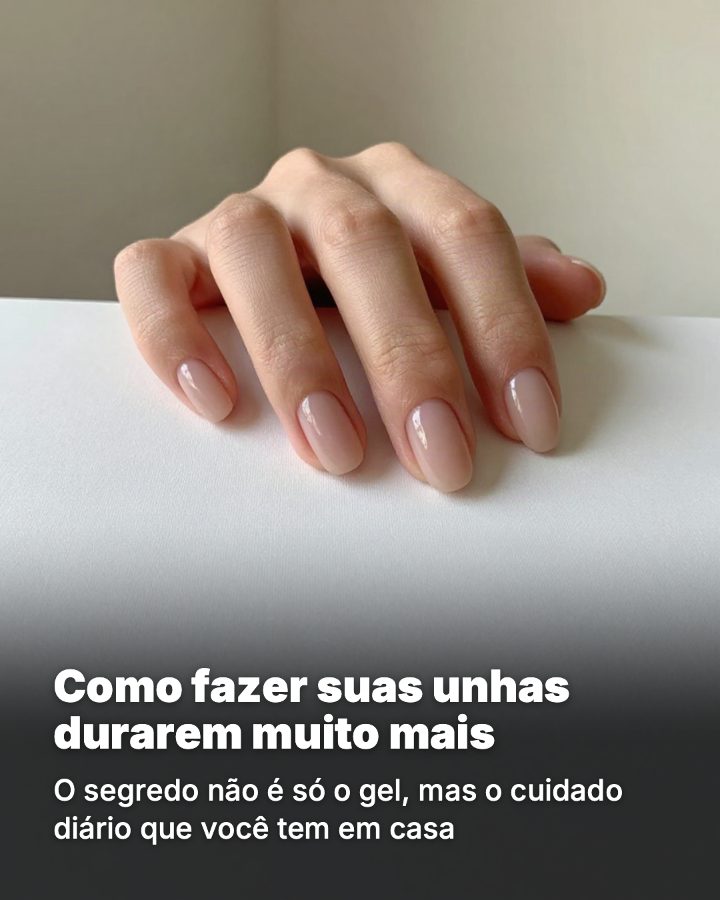 Post de Instagram gerado por IA para Studio Unhas da Bia: Como fazer suas unhas durarem muito mais