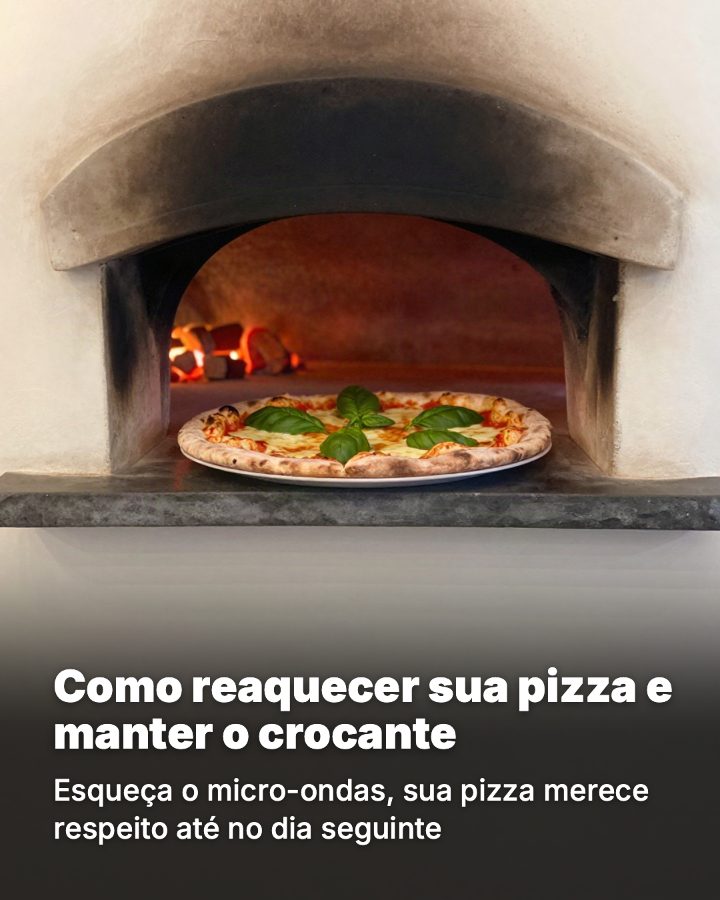 Post de Instagram gerado por IA para Forno da Esquina: Como reaquecer sua pizza e manter o crocante