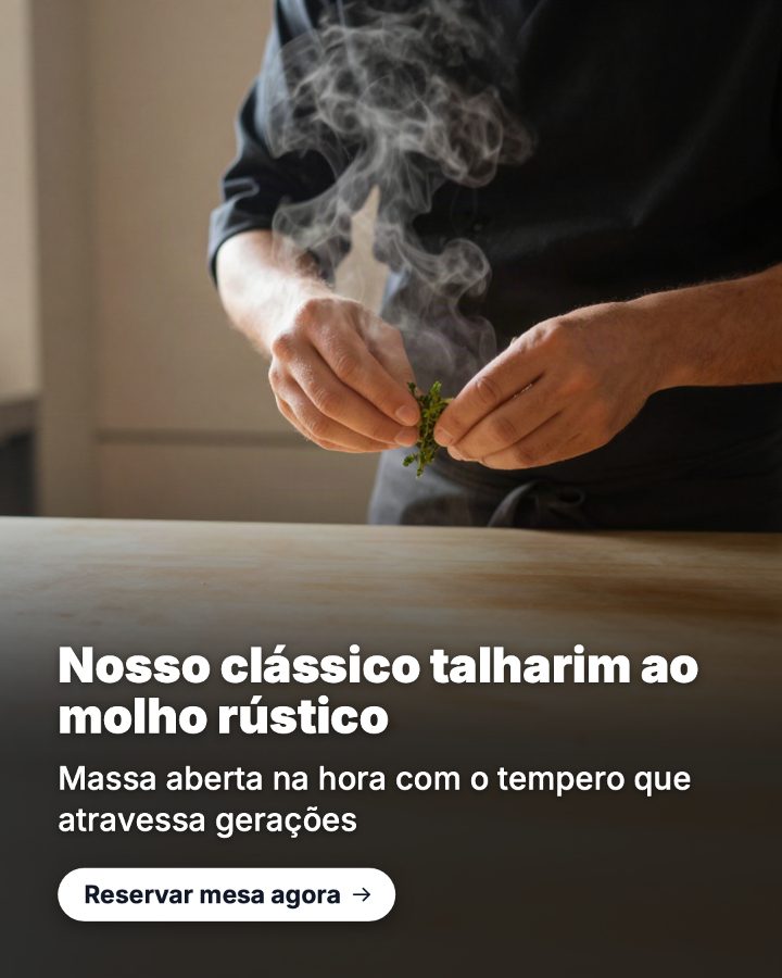 Post gerado por IA para Cantina da Vó Lúcia: Nosso clássico talharim ao molho rústico